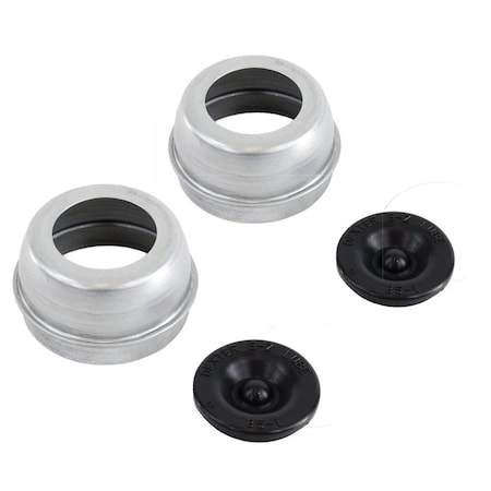 Dexter Axle E-Z LUBE GREASE CAP & PLUG CHROME - 1.99 OD K71-315-00